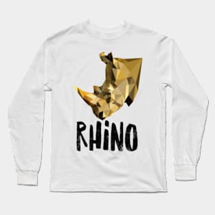 African Rhino Long Sleeve T-Shirt